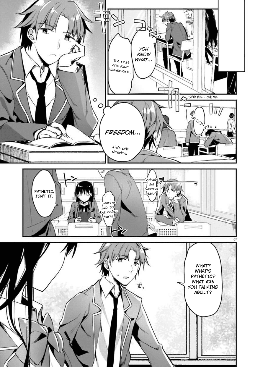 Youkoso Jitsuryoku Shijou Shugi no Kyoushitsu e Chapter 2 7